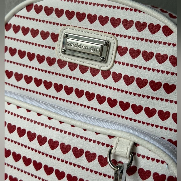 Madden girl by Steve Madden Valentine’s Day red hearts mini backpack coin purse main image 9